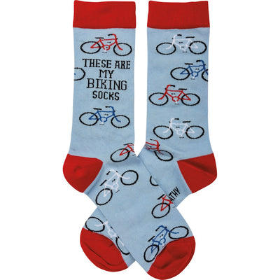 💙 These Are My Biking Socks Unisex Fun Socks