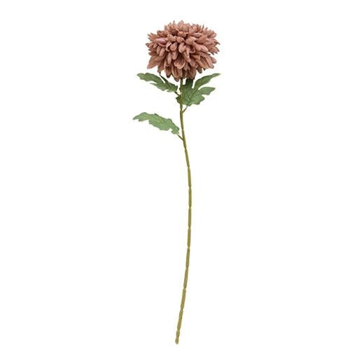 💙 Mauve Chrysanthemum 30" Faux Floral Stem