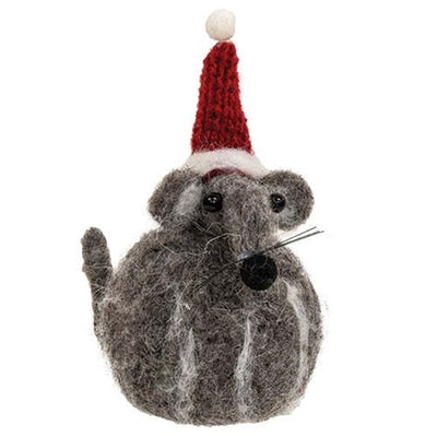 Christmas Mouse Felt Ornament