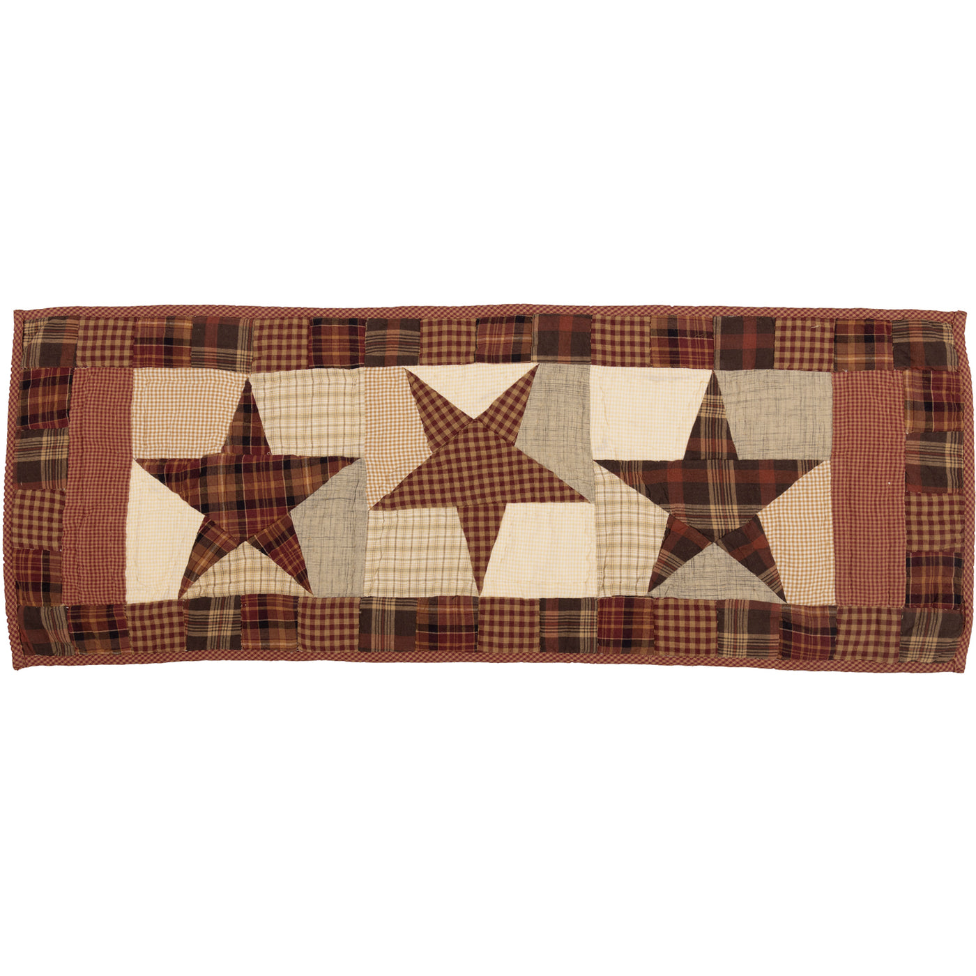 Abilene Star Quilted Table Runner 13" x 36"