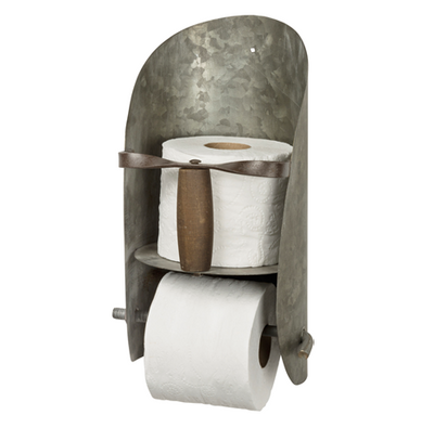 Rustic Farmhouse Scoop Toilet Paper Holder