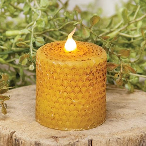 Honeycomb LED Candle 2" x 2" Votive