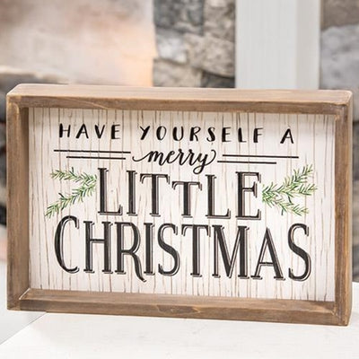 💙 Have Yourself A Merry Little Christmas 12" Sign