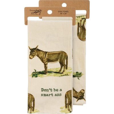 Don't Be A Smart Donkey Kitchen Towel