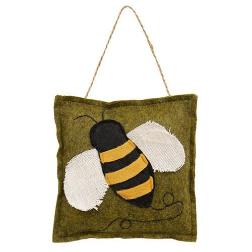 💙 Buzzing Bee Mini Felt Pillow Hanger