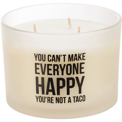 💙 You Can't Make Everyone Happy You're Not A Taco 14 oz Jar Candle