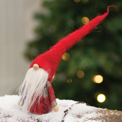 💙 Li'l Felted Santa Gnome with Long Hat