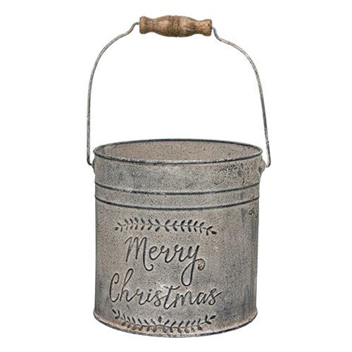 Merry Christmas Vintage-Style Bucket