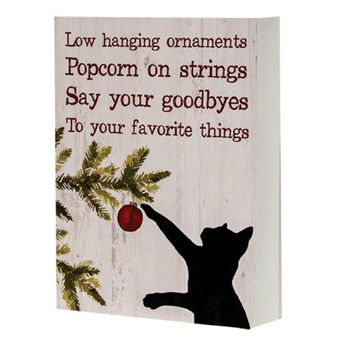 Say Goodbye to Your Favorite Things - Cat Box Sign