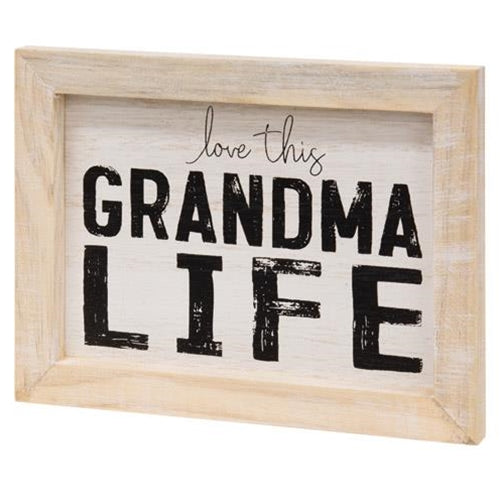 💙 Love This Grandma Life Framed Mini Sign