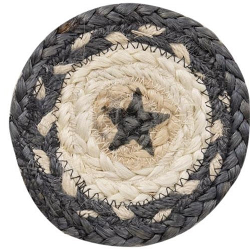 💙 Rustic Pewter Star Braided Coaster