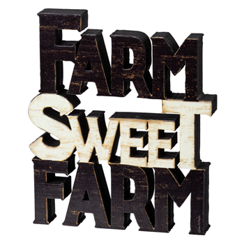 Surprise Me Sale 🤭 Farm Sweet Farm Chunky Shelf Sitter