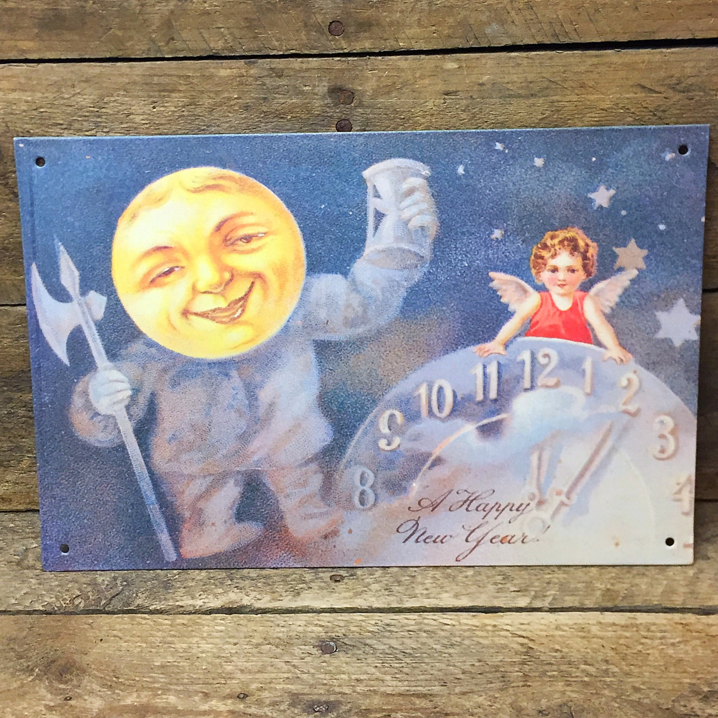 Surprise Me Sale 🤭 Nostalgic Happy New Year - Decorative Tin Sign