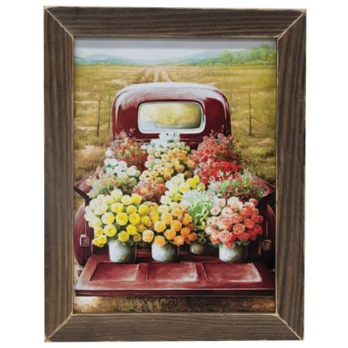 Fresh Picked Truck Framed Print 13" x 17"