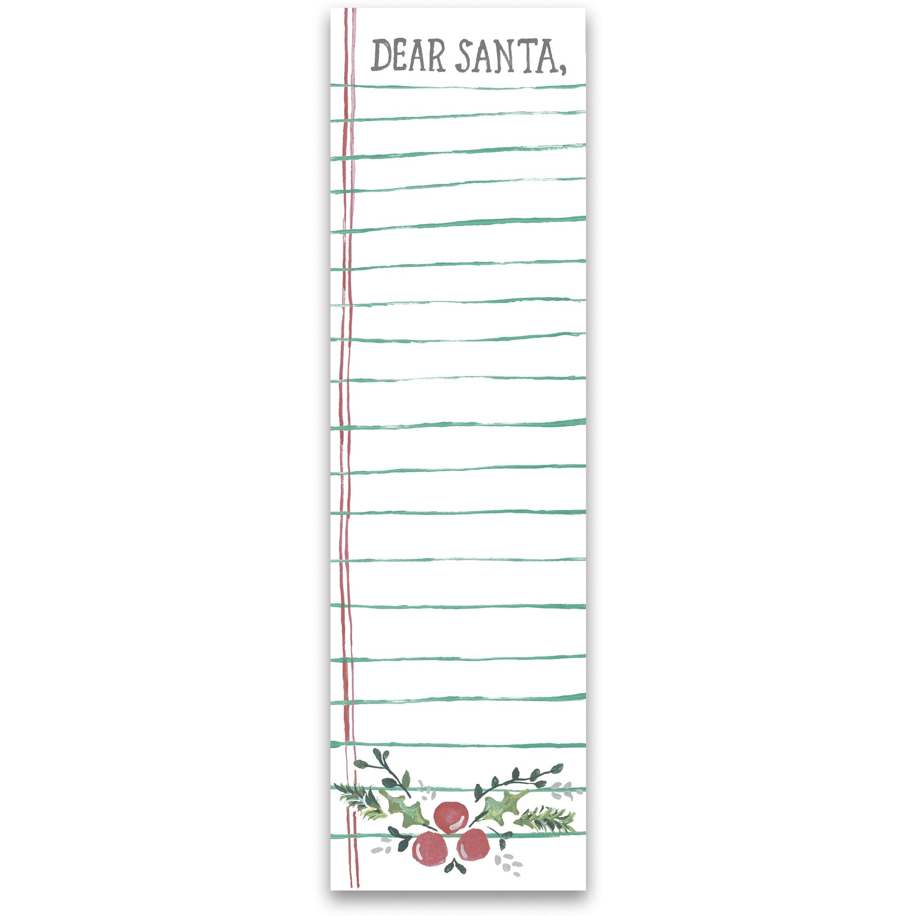💙 Dear Santa Magnetic List Notepad – Blueberry Lane Shop