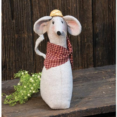 Country Mouse Fabric Door Stop