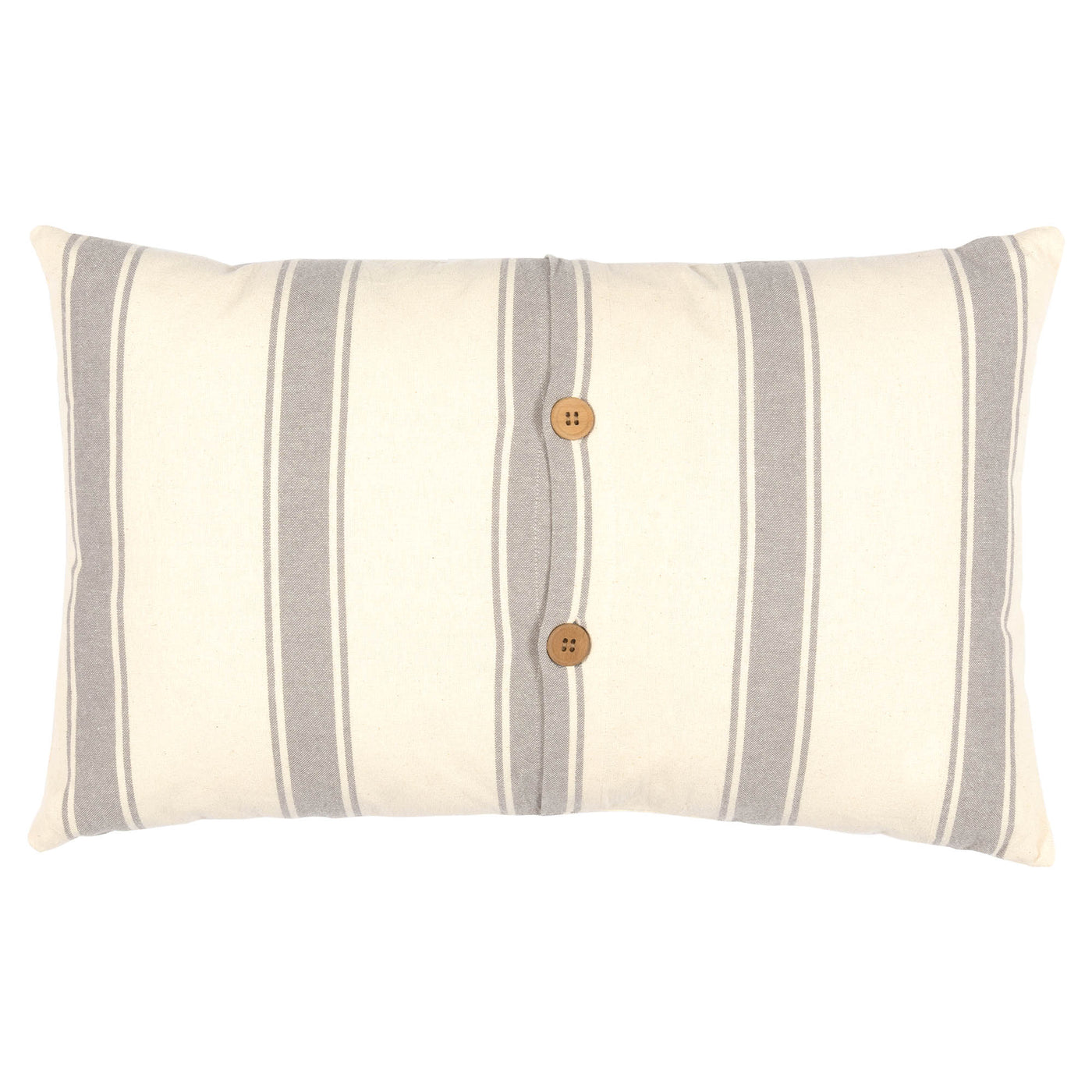 Grace Fabric Striped 22" Throw Pillow