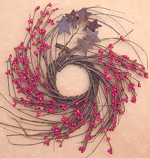 💙 Red Pip Berries & Star Twig 10" Wreath