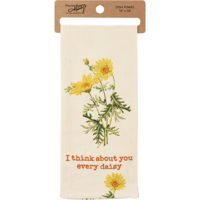 I Think About You Every Daisy Kitchen Towel