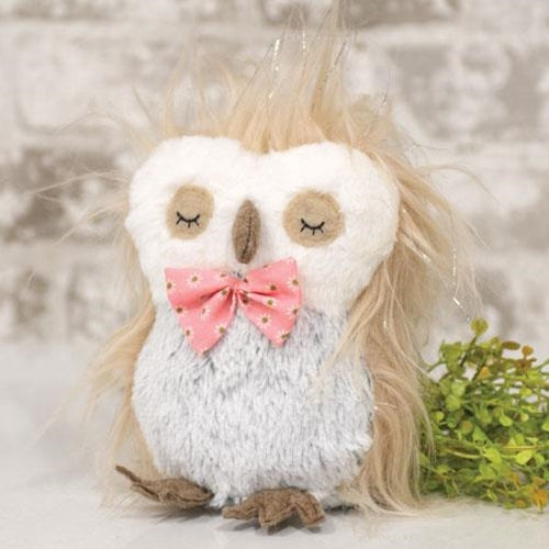 Herbert Stuffed Owl with Bowtie
