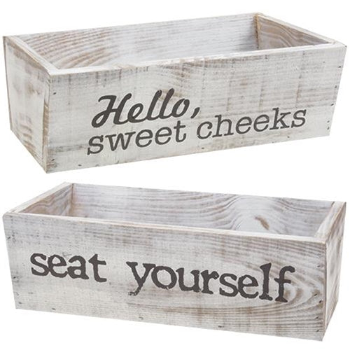 Hello Sweet Cheeks - Seat Yourself Reversible Toiletries Box