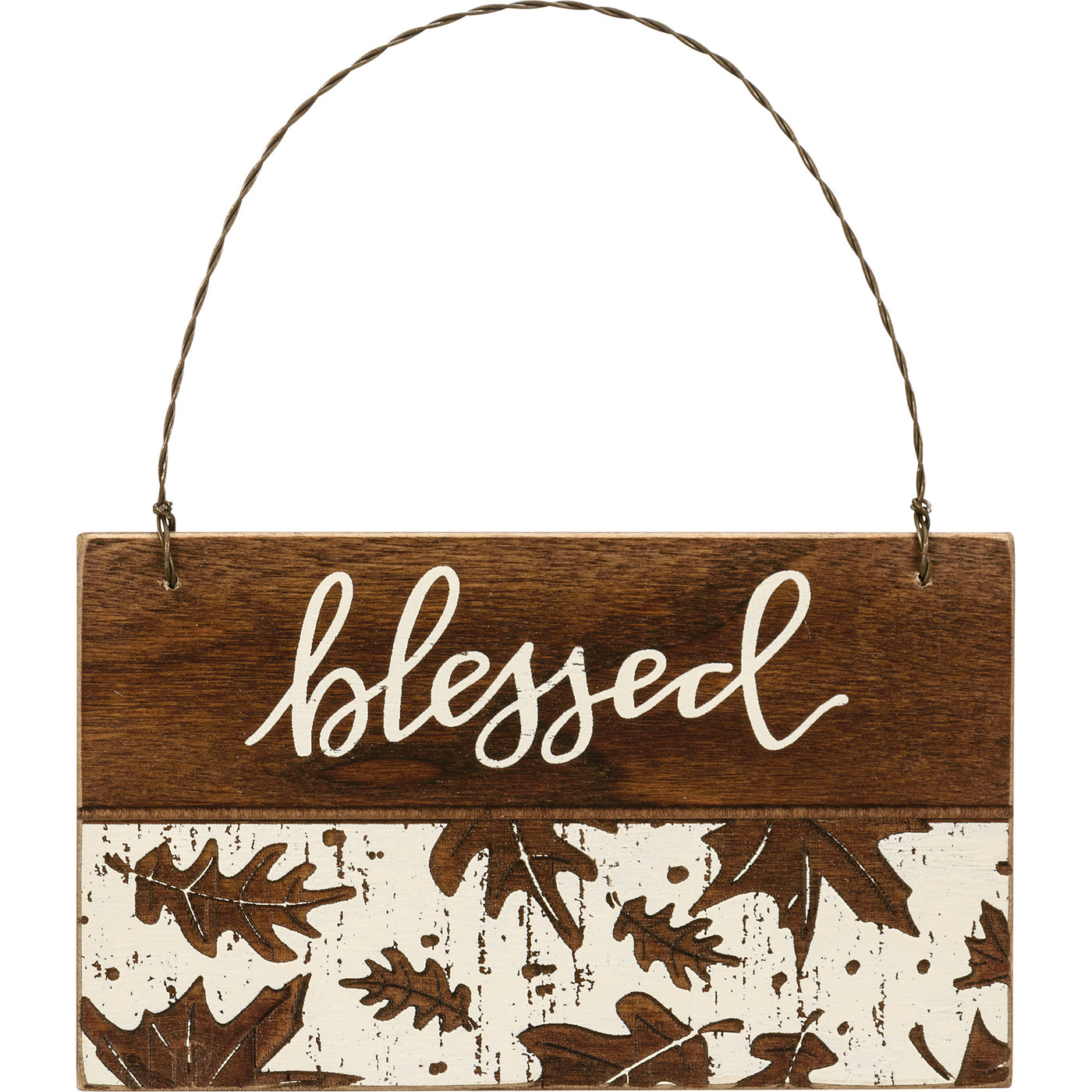 Surprise Me Sale 🤭 💙 Blessed Fall Leaves Wooden Ornament Hanger