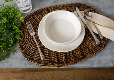 Oval Natural Willow 18" Placemat
