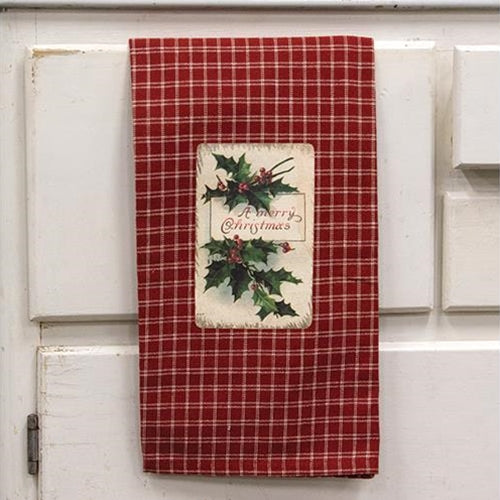 Nostalgic A Merry Christmas Dish Towel