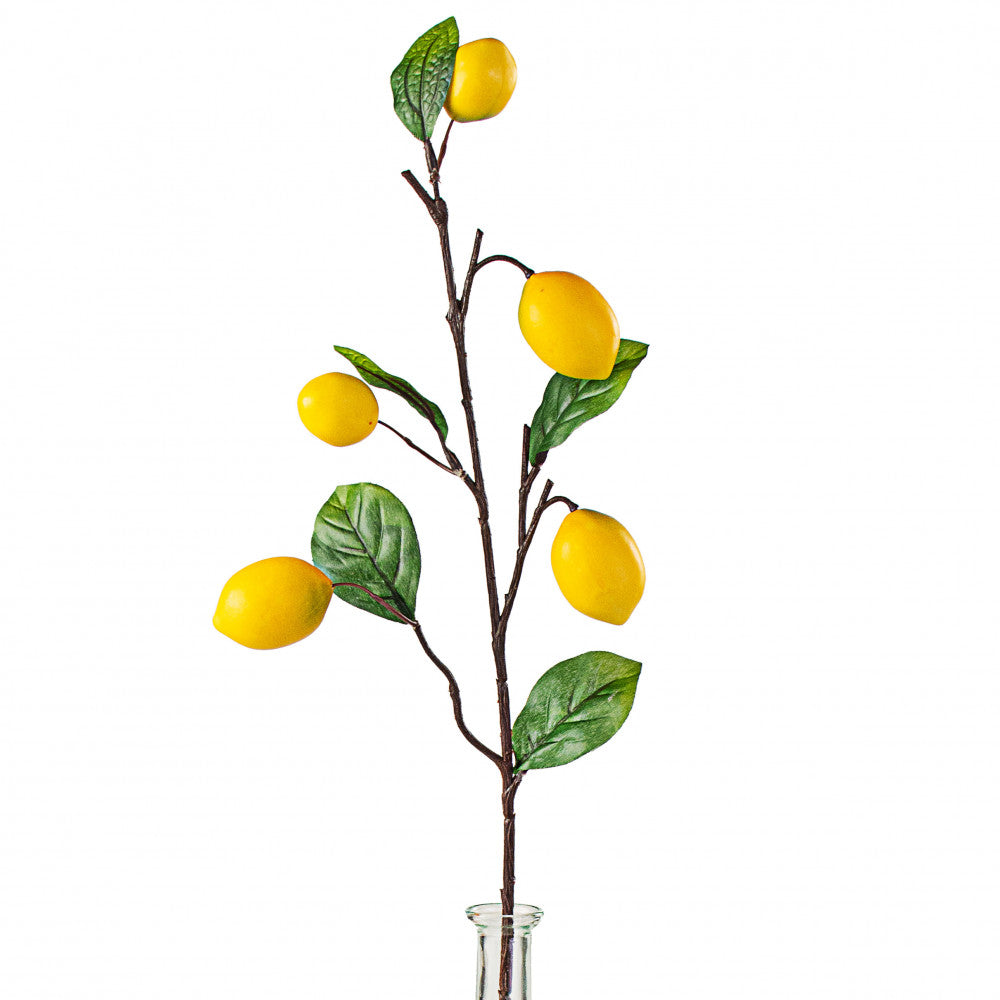 💙 Lemon Spray 22" Faux Botanical Spray
