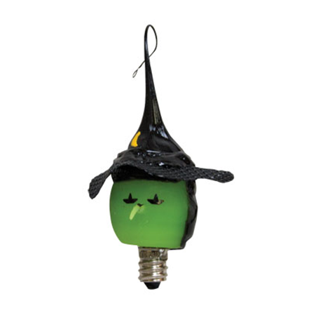 💙 Halloween Witch Head 3 Watt Light Bulb