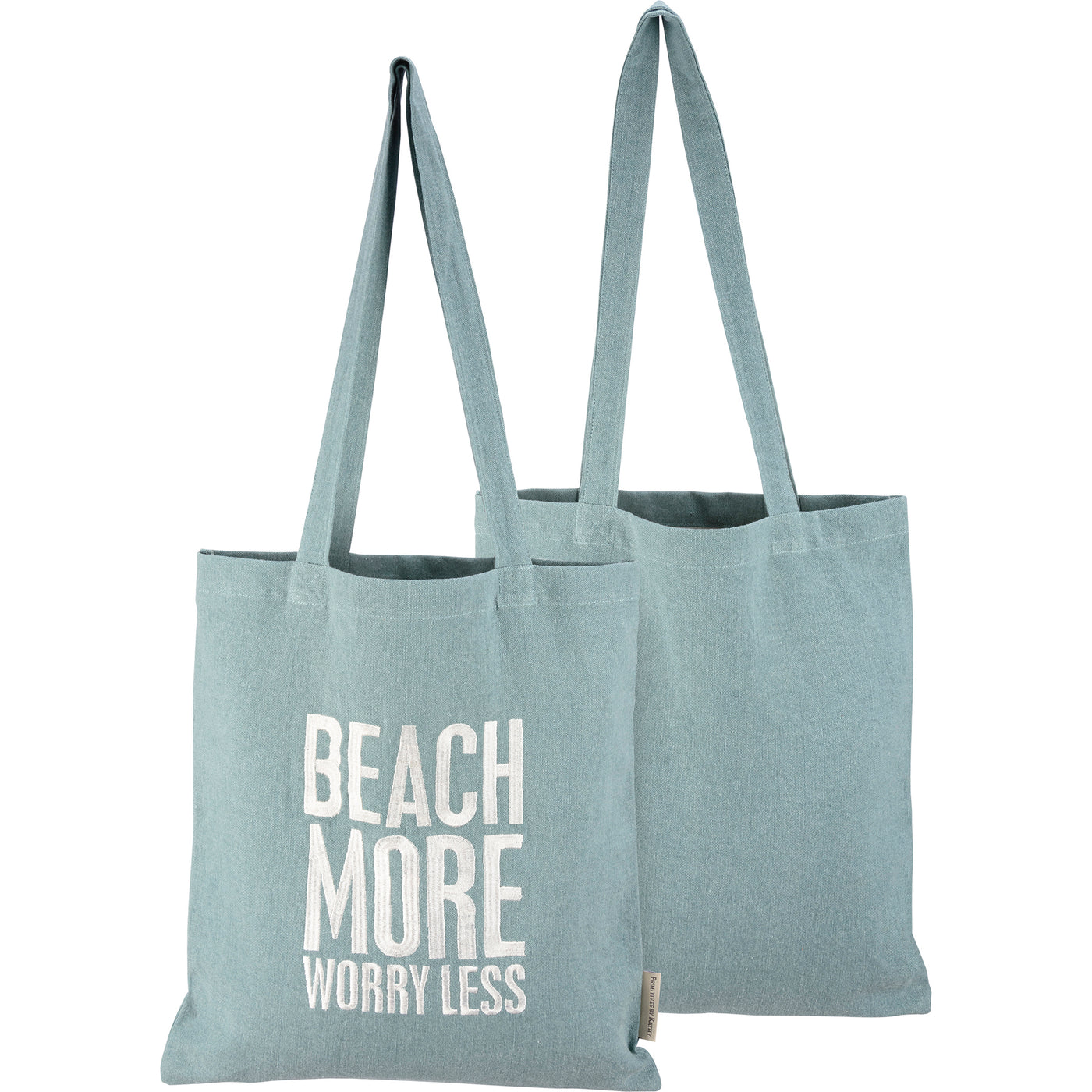 💙 Beach More Worry Less Tote Bag