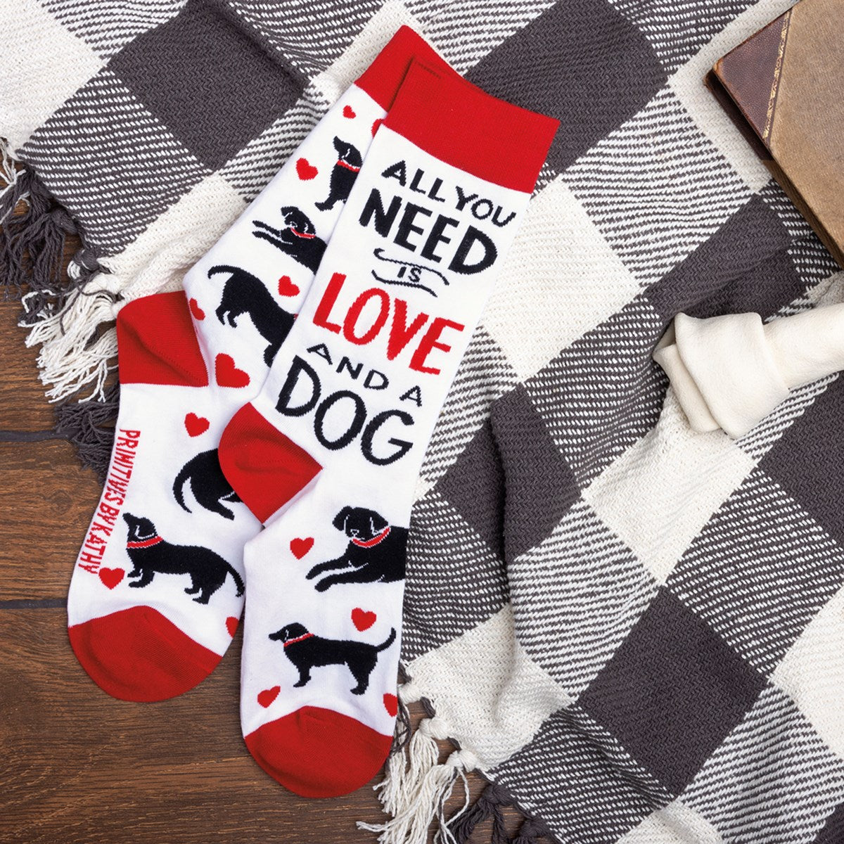 All You Need Is Love And A Dog Unisex Fun Socks