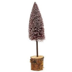 Red Spice Drop Bottle Brush Tree 14" H