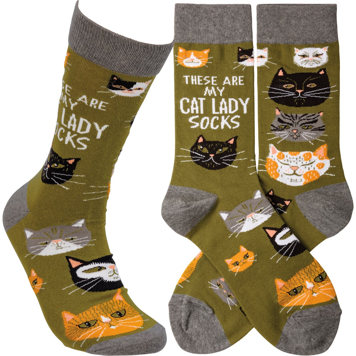 These Are My Cat Lady Socks Unisex Fun Socks