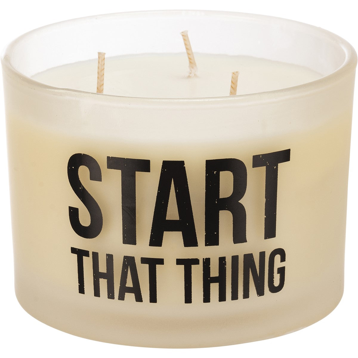 💙 Start That Thing 14 oz Bergamot Scented Jar Candle