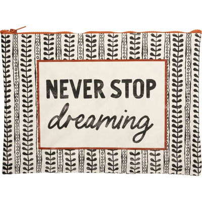 💙 Never Stop Dreaming Zipper Folder