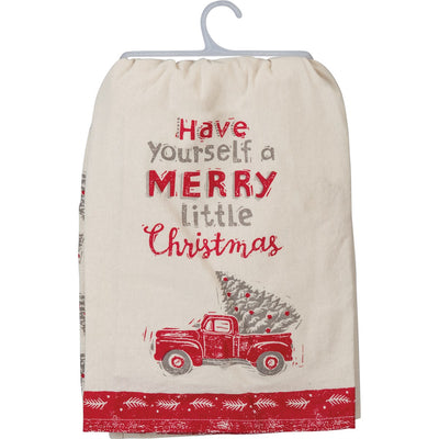 Set of 2 Have Yourself A Merry Little Christmas Kitchen Towel