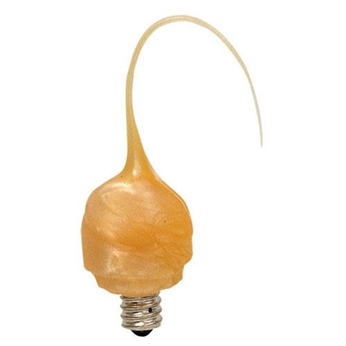💙 Mini Warm Champagne Silicone Flame Cover Light Bulb