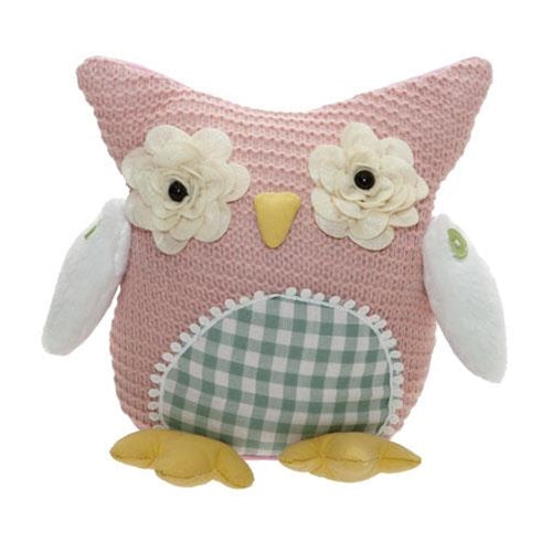 Crocheted Rose Eye Spring Owl