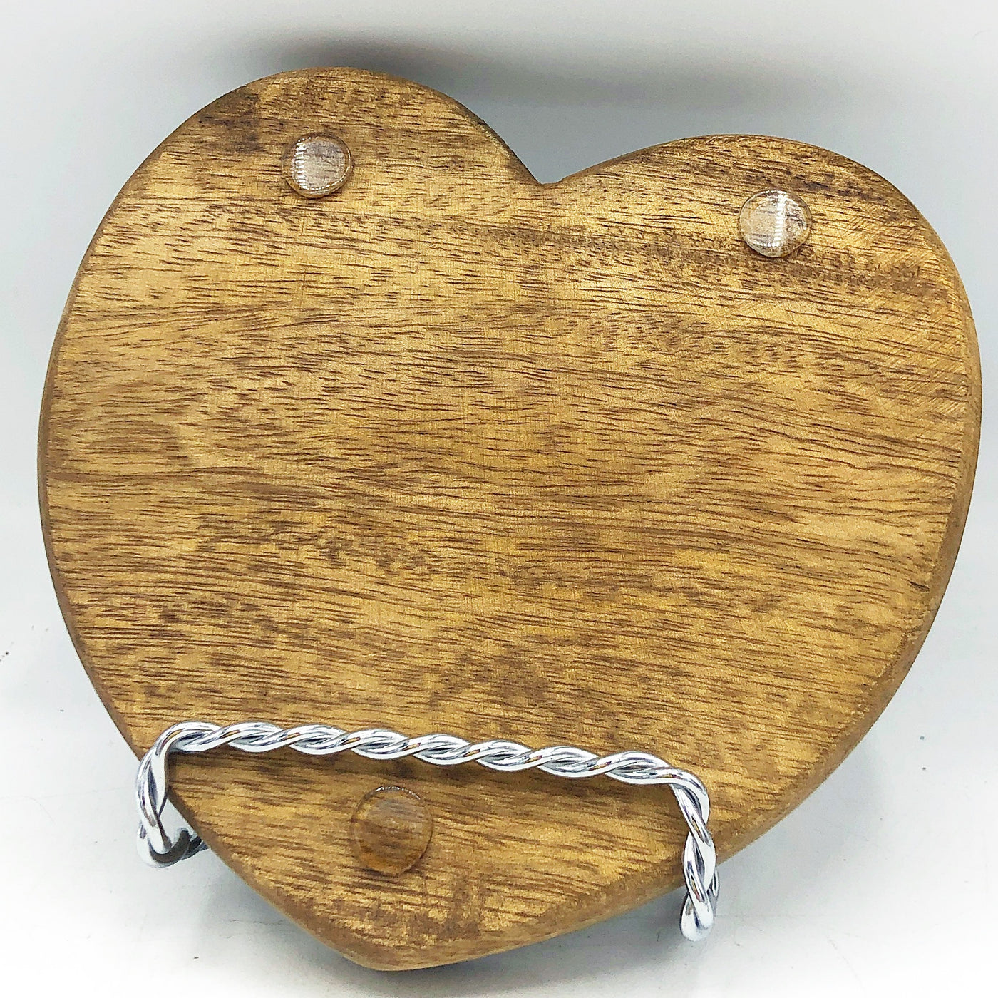 Just Be You Mango Wood Heart Trinket Tray