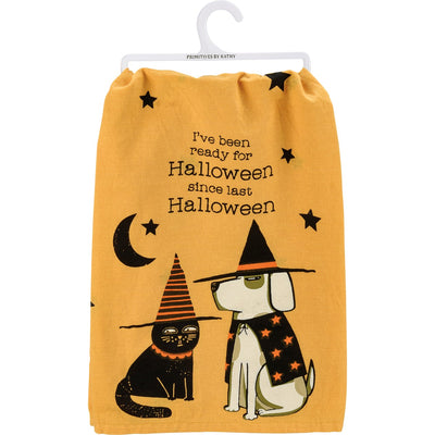 💙 I've Been Ready for Halloween Since Last Halloween Kitchen Towel