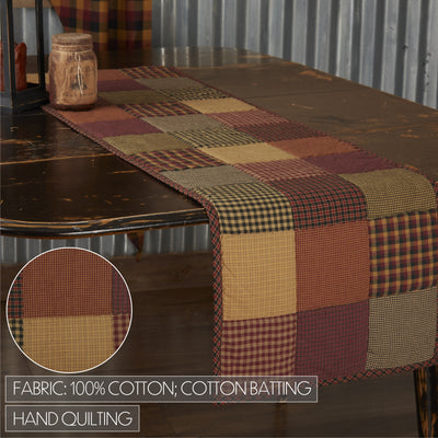 Heritage Farms Quilted Table Runner 13" x 48"