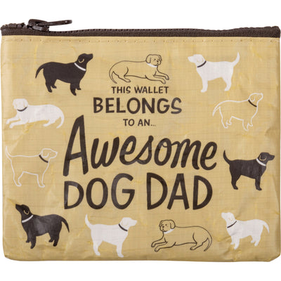 This Belongs To An Awesome Dog Dad Zipper Wallet