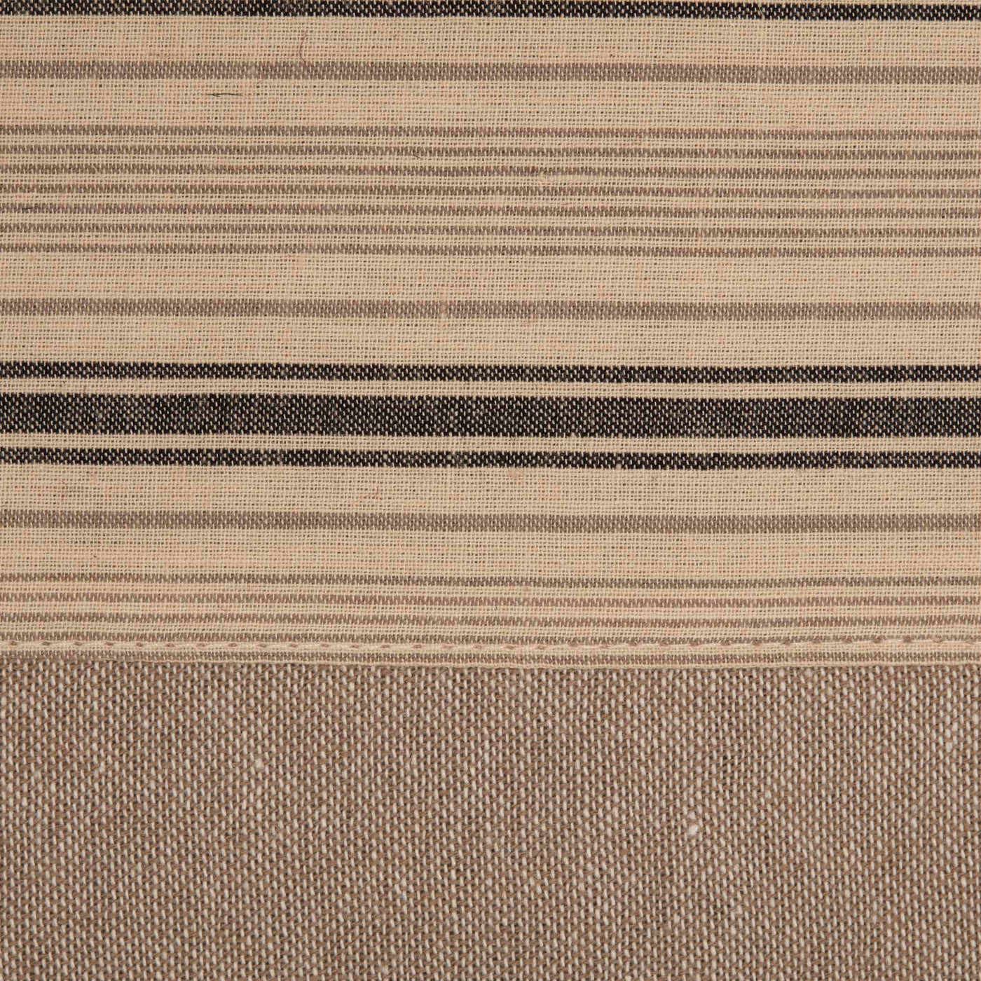 💙 Sawyer Mill Charcoal Stripe Table Runner 13" x 72"
