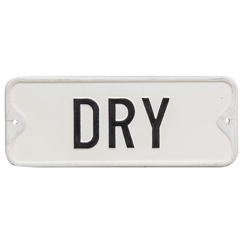 DRY Farmhouse 9" Laundry Metal Sign