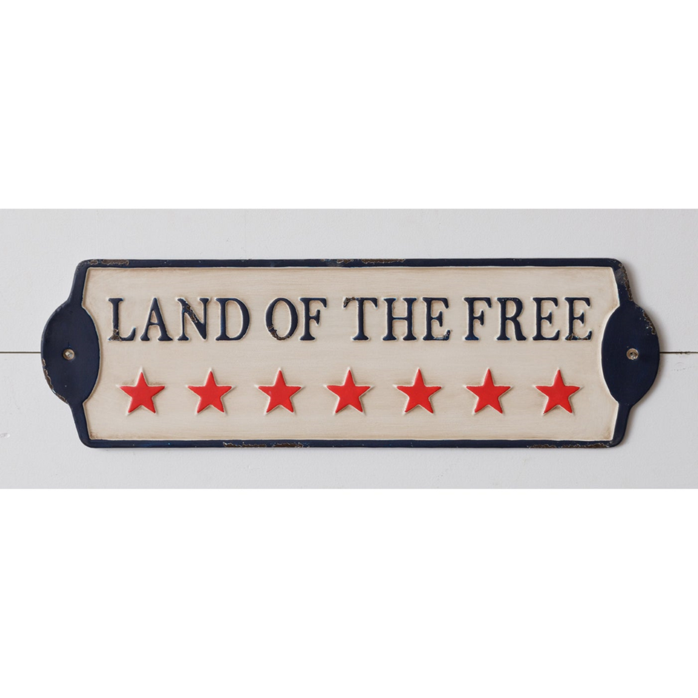 Land of the Free 19.5" Americana Metal Sign