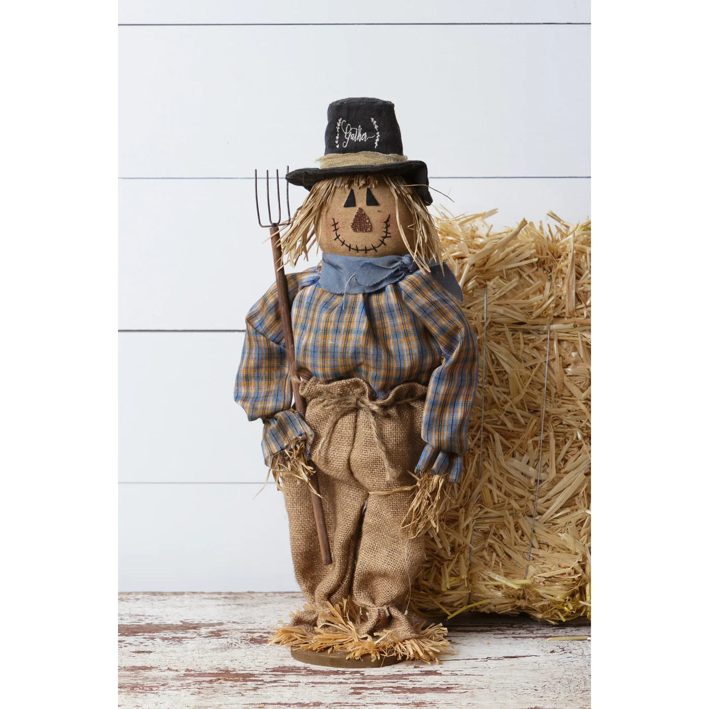 Gather Scarecrow 18.5" H Fabric Standing Figure