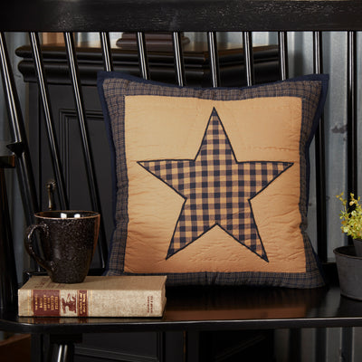 Teton Star Quilted 16" Throw Pillow