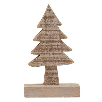 Set of 3 Rustic Wood Country Trees