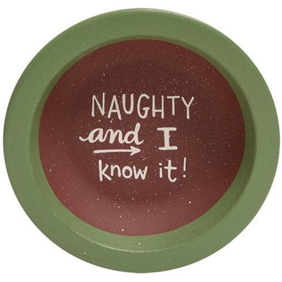 Santa's Bestie & Naughty and I Know It! Dish Cup set of 2